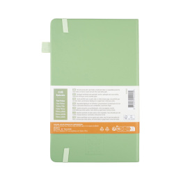 Notebook 13x21 cm Hard Cover Pale Patina Dotted i gruppen Papir & Blokke / Skriv og noter / Notesbøger hos Pen Store (137992)