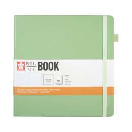 Notebook 20x20 cm Hard Cover Pale Patina Dotted i gruppen Papir & Blokke / Skriv og noter / Notesbøger hos Pen Store (137993)