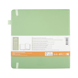 Notebook 20x20 cm Hard Cover Pale Patina Dotted i gruppen Papir & Blokke / Skriv og noter / Notesbøger hos Pen Store (137993)