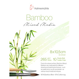 Mixed Media Bamboo 265g 8x10,5 cm i gruppen Papir & Blokke / Kunstnerblokke / Mixed media-blokke hos Pen Store (137995)
