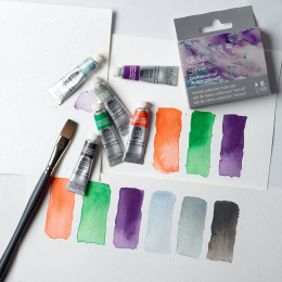 Professional Akvarelfarve Tube 5 ml Revival 6-sæt i gruppen Kunstnerartikler / Kunstnerfarver / Akvarelmaling / Akvarelfarve i tube hos Pen Store (137999)