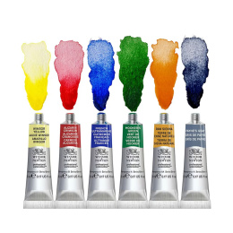 Professional Akvarelfarve Tube 5 ml Foundation 6-sæt i gruppen Kunstnerartikler / Kunstnerfarver / Akvarelmaling / Akvarelfarve i tube hos Pen Store (138000)