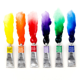 Professional Akvarelfarve Tube 5 ml Winsor 6-sæt i gruppen Kunstnerartikler / Kunstnerfarver / Akvarelmaling / Akvarelfarve i tube hos Pen Store (138003)