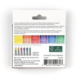 Professional Akvarelfarve Tube 5 ml Winsor 6-sæt i gruppen Kunstnerartikler / Kunstnerfarver / Akvarelmaling / Akvarelfarve i tube hos Pen Store (138003)