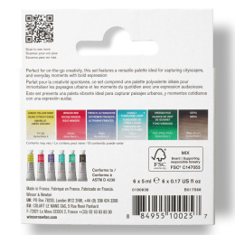 Professional Akvarelfarve Tube 5 ml Urban 6-sæt i gruppen Kunstnerartikler / Kunstnerfarver / Akvarelmaling / Akvarelfarve i tube hos Pen Store (138005)