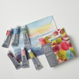 Professional Akvarelfarve Tube 5 ml Mindful 6-sæt i gruppen Kunstnerartikler / Kunstnerfarver / Akvarelmaling / Akvarelfarve i tube hos Pen Store (138006)