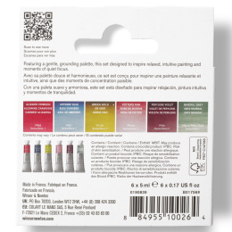Professional Akvarelfarve Tube 5 ml Mindful 6-sæt i gruppen Kunstnerartikler / Kunstnerfarver / Akvarelmaling / Akvarelfarve i tube hos Pen Store (138006)