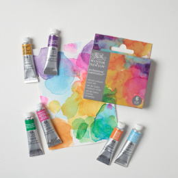 Professional Akvarelfarve Tube 5 ml Vibrant 6-sæt i gruppen Kunstnerartikler / Kunstnerfarver / Akvarelmaling / Akvarelfarve i tube hos Pen Store (138007)
