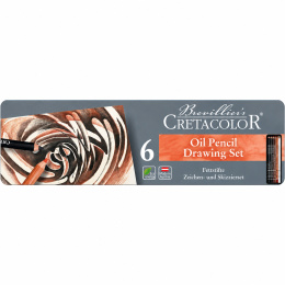 Olieblyanter 6-sæt i gruppen Penne / Kunstnerpenne / Skitseblyanter hos Pen Store (138028)