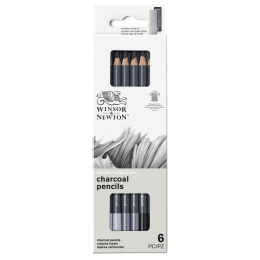 Studio Collection Skitsepenne 6 dele i gruppen Kunstnerartikler / Kridt og blyanter / Kulblyanter og tegnekul hos Pen Store (138034)