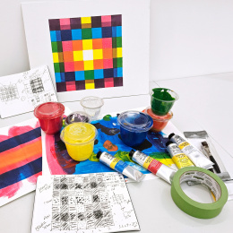 Galeria Akrylmaling 5x60ml Process set i gruppen Kunstnerartikler / Kunstnerfarver / Akrylmaling hos Pen Store (138041)