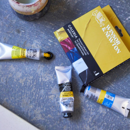 Galeria Akrylmaling 5x60ml Process set i gruppen Kunstnerartikler / Kunstnerfarver / Akrylmaling hos Pen Store (138041)