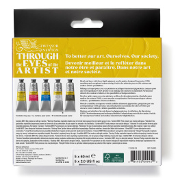 Galeria Akrylmaling 5x60ml Process set i gruppen Kunstnerartikler / Kunstnerfarver / Akrylmaling hos Pen Store (138041)