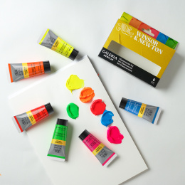 Galeria Akrylmaling 6x20ml Fluo set i gruppen Kunstnerartikler / Kunstnerfarver / Akrylmaling hos Pen Store (138042)
