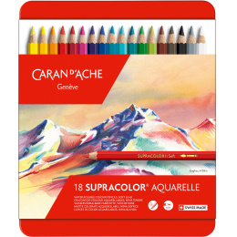 Supracolor Akvarell sæt 18 stk i gruppen Penne / Kunstnerpenne / Akvarelblyanter hos Pen Store (138049)