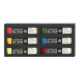 Oil Stick Mini 6-sæt Bicoloured apple i gruppen Kunstnerartikler / Kridt og blyanter / Oliekridt hos Pen Store (138059)