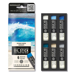 Oil Stick Mini 6-sæt Seascape i gruppen Kunstnerartikler / Kridt og blyanter / Oliekridt hos Pen Store (138060)