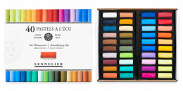Blød pastel 1/2 à l'écu 40-sæt i gruppen Kunstnerartikler / Kridt og blyanter / Pastelkridt hos Pen Store (138070)