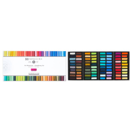 Blød pastel 1/2 à l'écu 80-sæt i gruppen Kunstnerartikler / Kridt og blyanter / Pastelkridt hos Pen Store (138072)