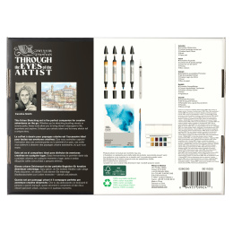 Mixed Media Urban Sketching Set 16 dele i gruppen Penne / Kunstnerpenne / Illustrationmarkers hos Pen Store (138079)