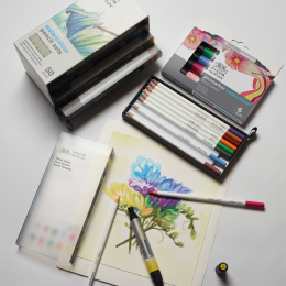 Studio Collection Akvarelblyanter Box 50-sæt i gruppen Penne / Kunstnerpenne / Akvarelblyanter hos Pen Store (138083)