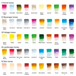 Studio Collection Akvarelblyanter Box 50-sæt i gruppen Penne / Kunstnerpenne / Akvarelblyanter hos Pen Store (138083)