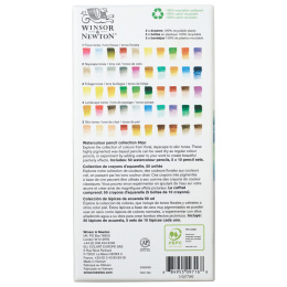 Studio Collection Akvarelblyanter Box 50-sæt i gruppen Penne / Kunstnerpenne / Akvarelblyanter hos Pen Store (138083)