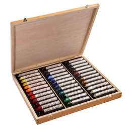 Oil Stick Trææske 36-sæt i gruppen Kunstnerartikler / Kridt og blyanter / Oliekridt hos Pen Store (138095)