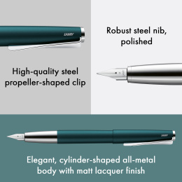 Studio Petrol Fountain pen i gruppen Penne / Fine Writing / Fyldepenne hos Pen Store (138244_r)