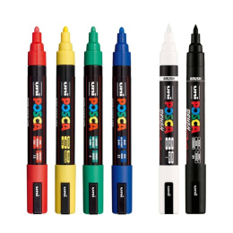 PC-5M/BR 4-sæt i gruppen Penne / Kunstnerpenne / Illustrationmarkers hos Pen Store (138267)