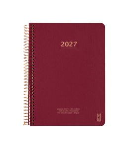 Kalender 2027 A6 Weekly Berry i gruppen Papir & Blokke / Kalendere / 12 mdr kalendere hos Pen Store (138281)