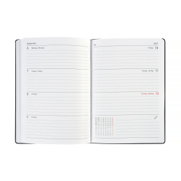 Kalender Björn 2027 A5 Weekly Horisontell Sort i gruppen Papir & Blokke / Kalendere / 12 mdr kalendere hos Pen Store (138282)