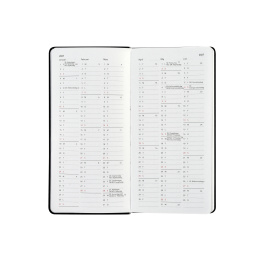 Kalender Björn 2027 Slim Weekly Vertikal Sort i gruppen Papir & Blokke / Kalendere / 12 mdr kalendere hos Pen Store (138285)