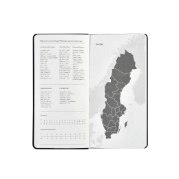Kalender Björn 2027 Slim Weekly Vertikal Sort i gruppen Papir & Blokke / Kalendere / 12 mdr kalendere hos Pen Store (138285)