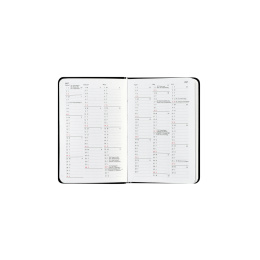 Kalender Björn 2027 Mini Weekly Horisontell Sort i gruppen Papir & Blokke / Kalendere / 12 mdr kalendere hos Pen Store (138286)