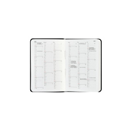 Kalender Björn 2027 Mini Weekly Horisontell Sort i gruppen Papir & Blokke / Kalendere / 12 mdr kalendere hos Pen Store (138286)