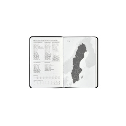 Kalender Björn 2027 Mini Weekly Horisontell Sort i gruppen Papir & Blokke / Kalendere / 12 mdr kalendere hos Pen Store (138286)
