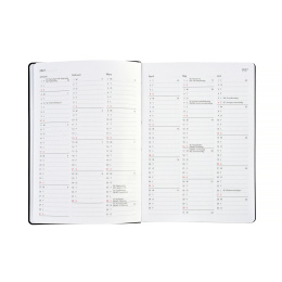 Kalender Björn 2027 A5 Weekly Horisontell Duveblå i gruppen Papir & Blokke / Kalendere / 12 mdr kalendere hos Pen Store (138287)
