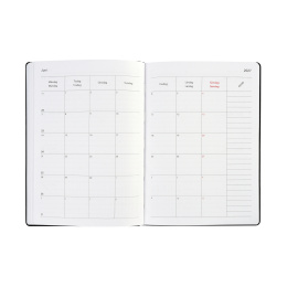 Kalender Björn 2027 A5 Weekly Horisontell Duveblå i gruppen Papir & Blokke / Kalendere / 12 mdr kalendere hos Pen Store (138287)