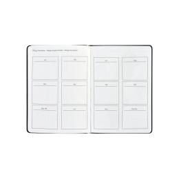 Kalender Björn 2027 A6 Weekly Horisontell Tranebærrød i gruppen Papir & Blokke / Kalendere / 12 mdr kalendere hos Pen Store (138290)
