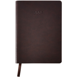 Kalender Björn 2027 A5 Weekly Horisontell Kastanjebrun i gruppen Papir & Blokke / Kalendere / 12 mdr kalendere hos Pen Store (138293)