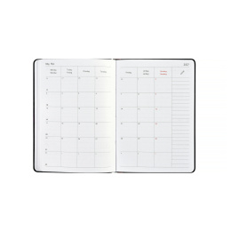 Kalender Björn 2027 A6 Weekly Horisontell Kastanjebrun i gruppen Papir & Blokke / Kalendere / 12 mdr kalendere hos Pen Store (138294)