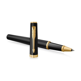 Meridian Matte Black/Chrome Rollerball i gruppen Penne / Fine Writing / Rollerballpenne hos Pen Store (138297)