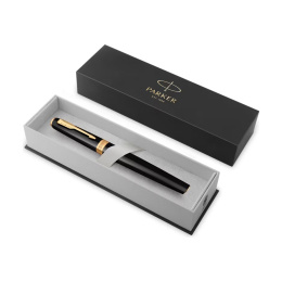 Meridian Matte Black/Chrome Rollerball i gruppen Penne / Fine Writing / Rollerballpenne hos Pen Store (138297)