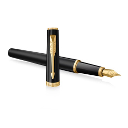 Meridian Matte Black/Gold Reservoar i gruppen Penne / Fine Writing / Eksklusive penne hos Pen Store (138299_r)