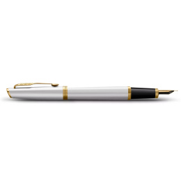 Meridian Chrome/Gold Fyldepen i gruppen Penne / Fine Writing / Fyldepenne hos Pen Store (138303_r)