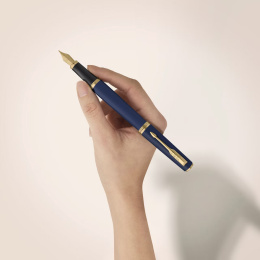 Meridian Blue/Gold Fyldepen i gruppen Penne / Fine Writing / Eksklusive penne hos Pen Store (138311_r)
