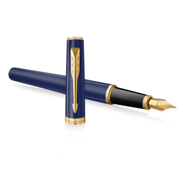 Meridian Blue/Gold Fyldepen i gruppen Penne / Fine Writing / Eksklusive penne hos Pen Store (138311_r)