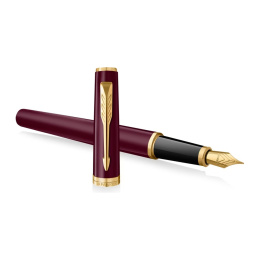 Meridian Red/Gold Fyldepen i gruppen Penne / Fine Writing / Eksklusive penne hos Pen Store (138315_r)