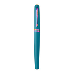 Meridian Teal/Rainbow Fyldepen i gruppen Penne / Fine Writing / Eksklusive penne hos Pen Store (138327_r)